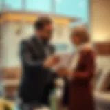 A financial advisor discussing mortgage options with a couple