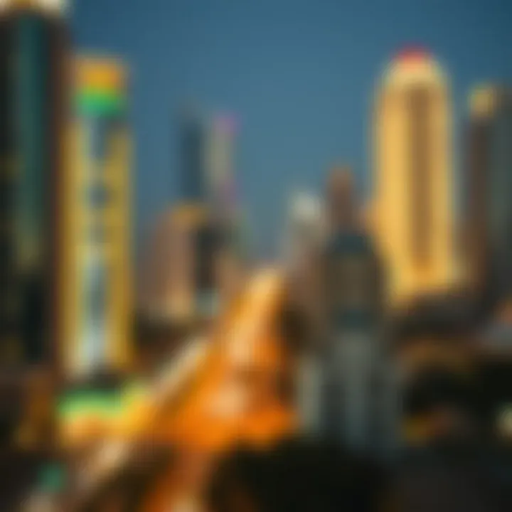 Dubai Neighborhoods for Affordable Stays Map showing budget-friendly neighborhoods in Dubai