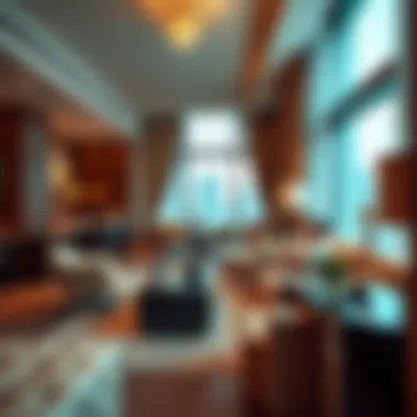 Tourist Experience in Hotel Apartment Tourist enjoying their stay in a Dubai hotel apartment