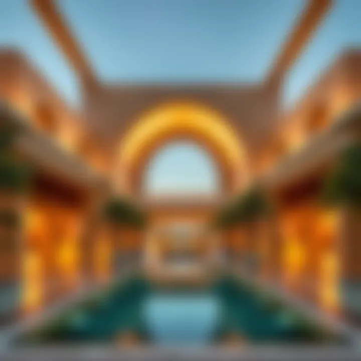 Architectural marvel showcasing Al Barari's unique designs