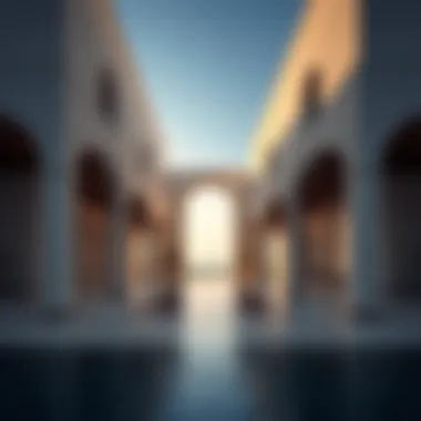 Architectural Features of Al Mamzar Beach Chalet Architectural details of Al Mamzar Beach Chalet