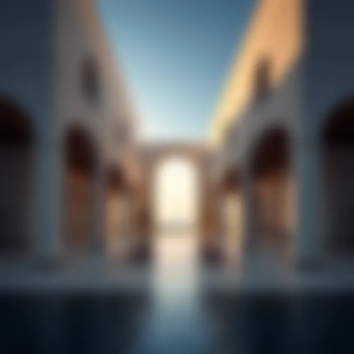 Architectural Features of Al Mamzar Beach Chalet Architectural details of Al Mamzar Beach Chalet