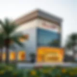 Al Manara Ejari registration office showcasing modern architecture