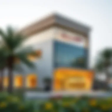 Al Manara Ejari registration office showcasing modern architecture