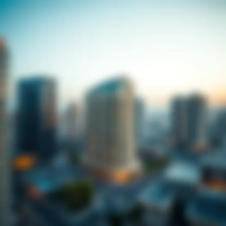 Al Shafar Building within Dubai's Urban Landscape Urban landscape integrating Al Shafar Building within Dubai