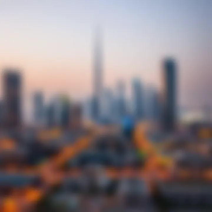Skyline view highlighting Aldar's impact on Dubai's real estate