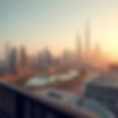 Skyline view of Aldar Properties projects in Dubai