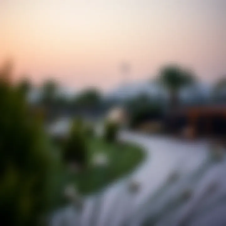 Community park in هور العنز شرق emphasizing outdoor lifestyle and amenities