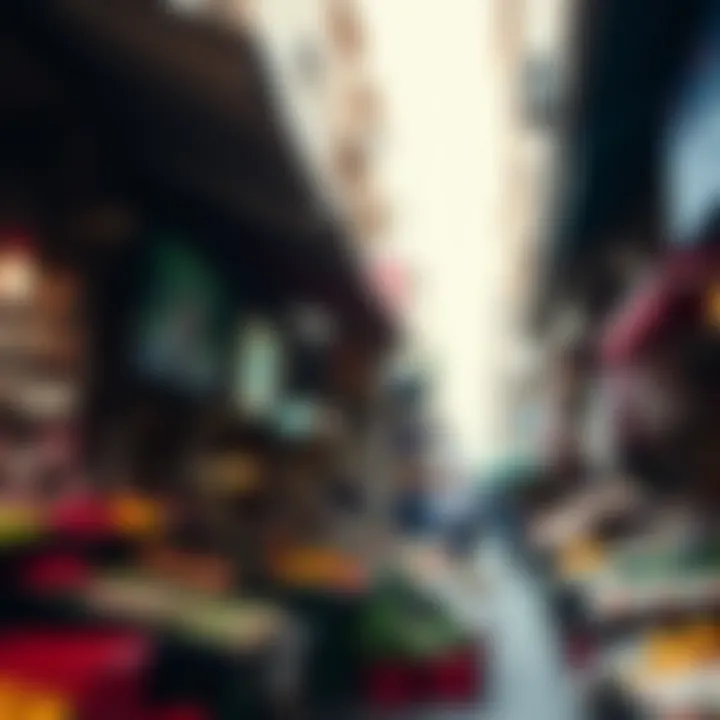 Vibrant local market in هور العنز شرق representing cultural diversity and lifestyle