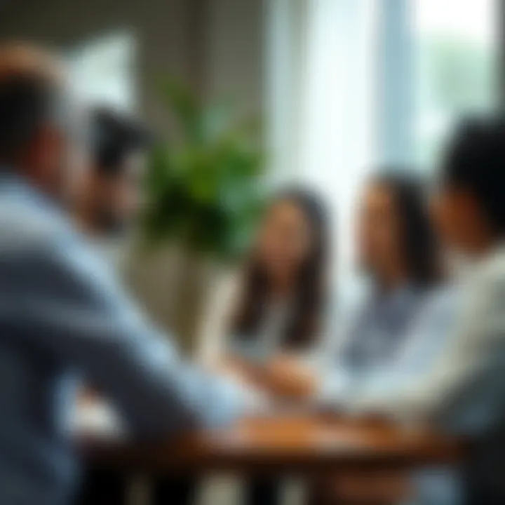 Qualified faculty members in a collaborative discussion