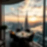 Breathtaking view from the Atlantis Penthouse showcasing Dubai skyline
