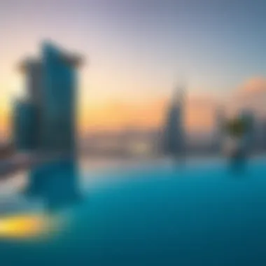Infinity Pool with Panoramic Views Infinity pool at the Atlantis Penthouse with panoramic city views