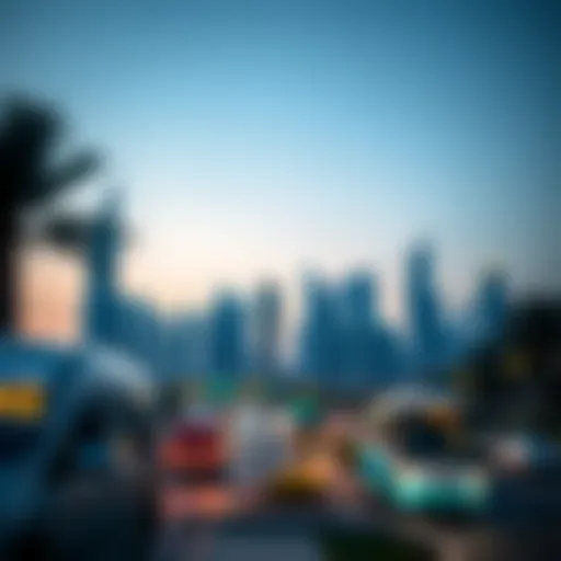Stunning skyline of Dubai representing UAE residents