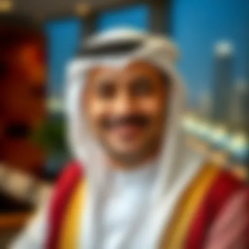 Portrait of Awad Ahmad Al Jazairi showcasing his visionary approach to real estate.