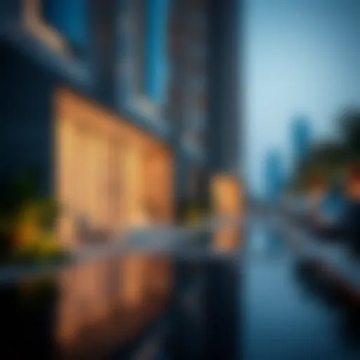 Luxurious exterior view of Baccarat Residences