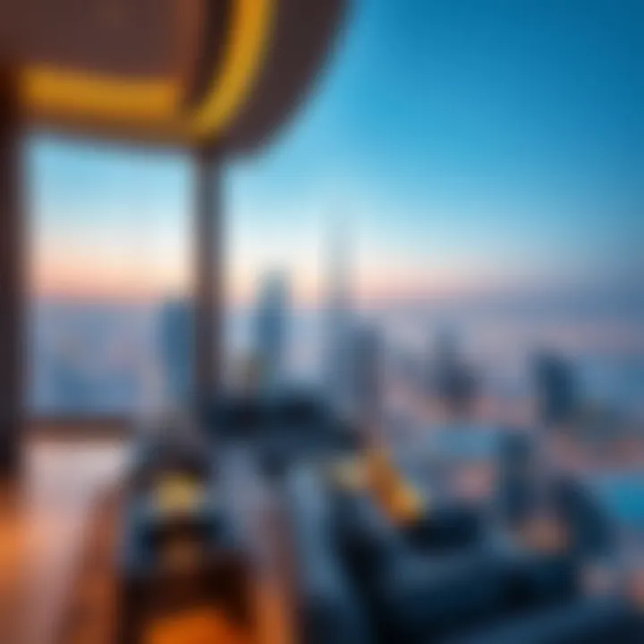 Stunning skyline view from Baccarat Residences