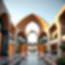 Architectural design of the Binghatti Experience Center showcasing innovative structures