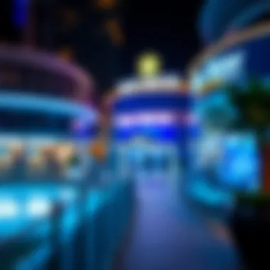 Vibrant Atmosphere of Blue Water Dubai An exterior view of the Blue Water Dubai area showcasing its vibrant atmosphere