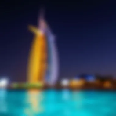 Iconic Exterior of Burj Al Arab Stunning exterior view of Burj Al Arab