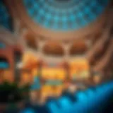 Architectural details of Burjil Makani Mall