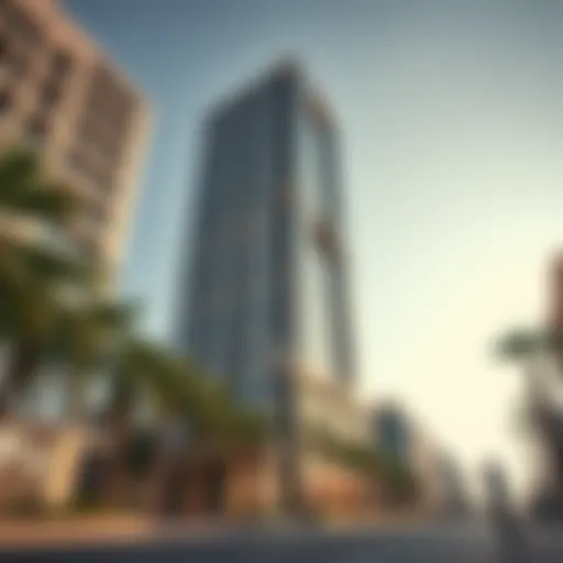 BurJuman Tower showcasing its distinct architecture