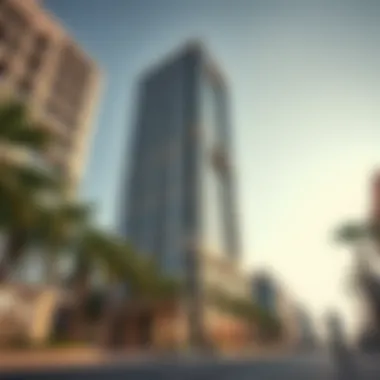 Architectural Elegance of BurJuman BurJuman Tower showcasing its distinct architecture