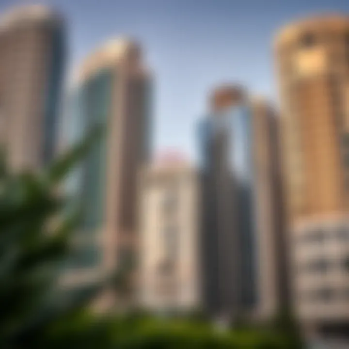 Diverse architectural styles represented in Business Bay