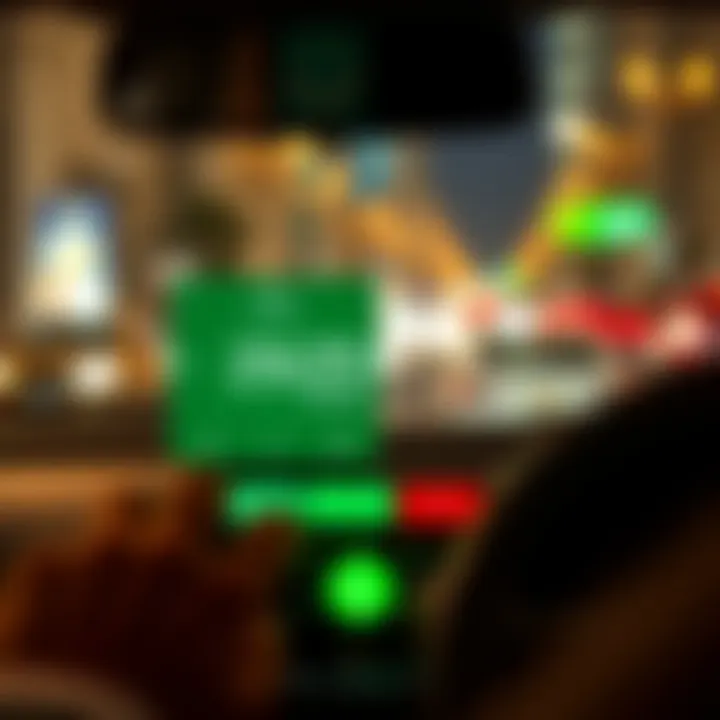 Interface of the Careem Fare Calculator Careem fare calculator interface