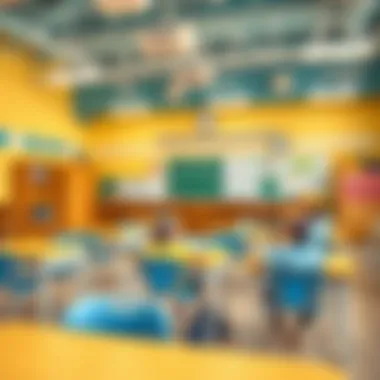 Modern classroom setting in a top CBSE school