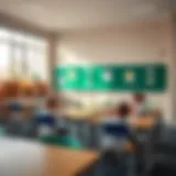 Modern classroom environment at Cedar School