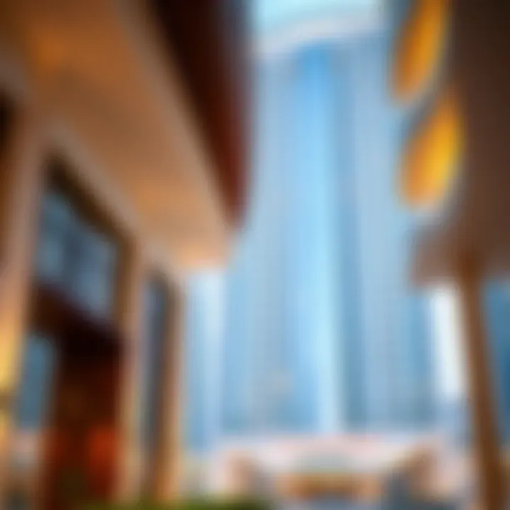 Architectural details of Centerpoint Mankhool highlighting its modern design