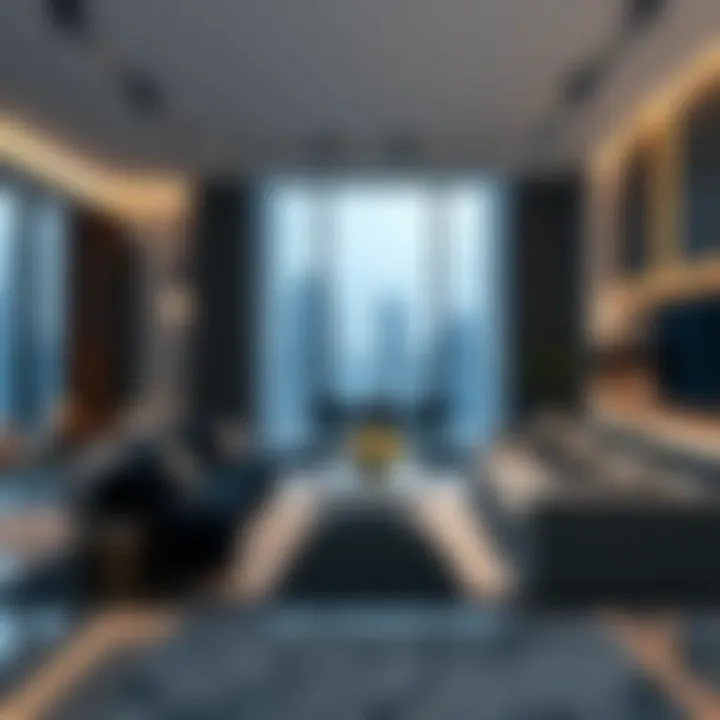 Luxurious interiors showcasing modern design