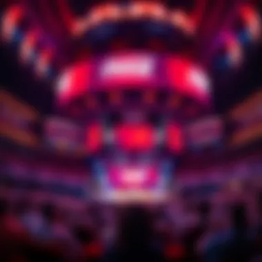 Vibrant Atmosphere at a Concert Interior shot of Coca-Cola Arena during a concert event