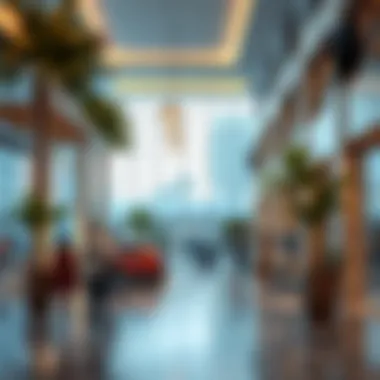 Community Atmosphere at Mercedes Benz Places Conceptual rendering of the community atmosphere at Mercedes Benz Places