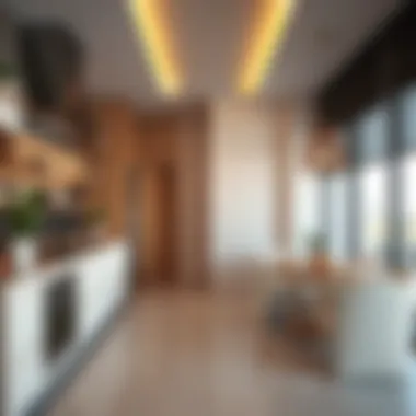 Modern Kitchen in Dubai Holiday Apartment Modern kitchen interior of a holiday apartment