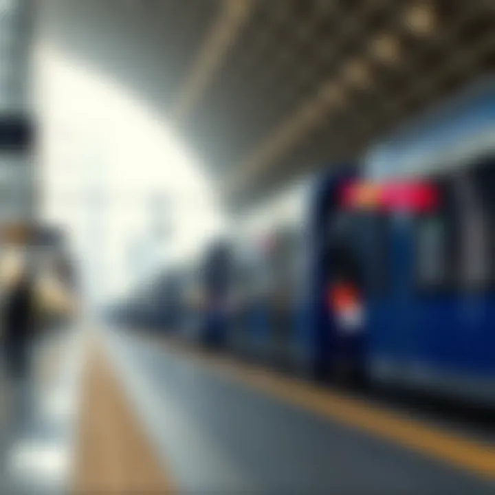 Graph illustrating the impact of metro accessibility on property values