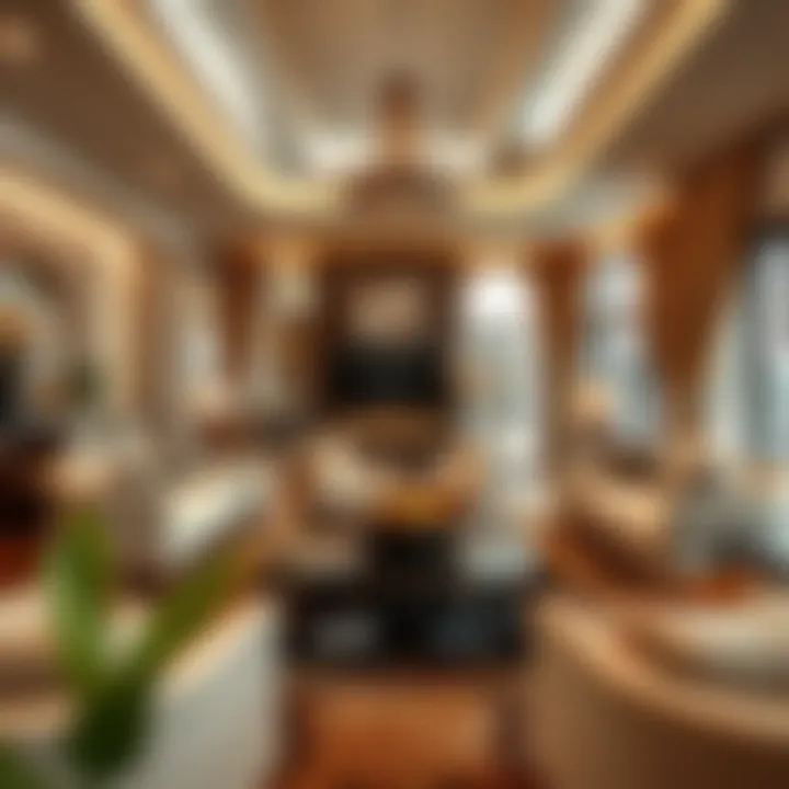 Desert-Inspired Luxury Living Room Luxurious living room with desert-inspired decor