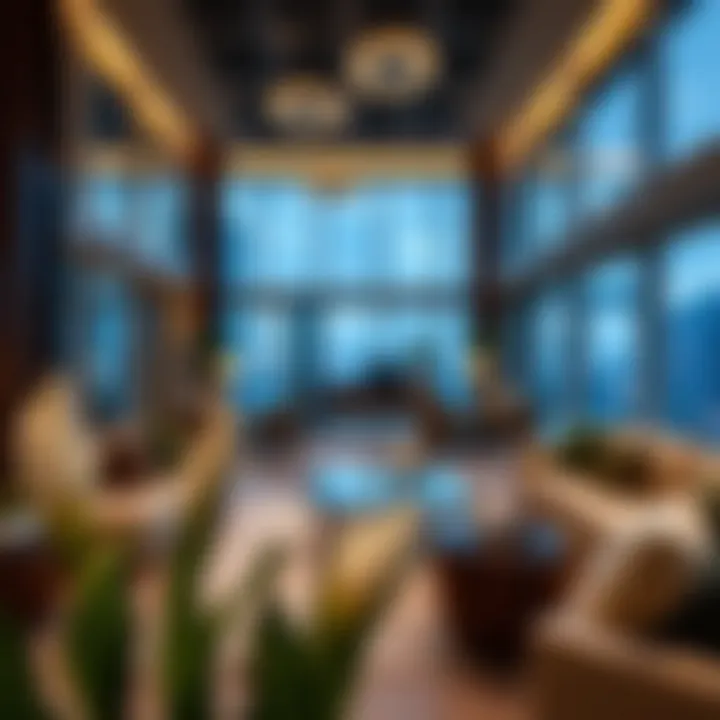 Amenities offered at Creek Rise Tower, emphasizing lifestyle features