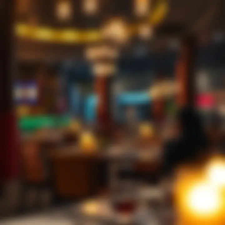 A vibrant dining setting reflecting the social aspect of UAE culture