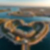 Aerial view of Damac Lagoon Malta showcasing the luxurious community layout