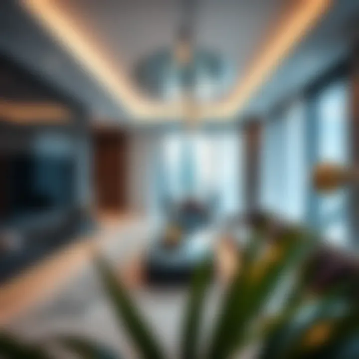 Modern apartment interior reflecting contemporary design