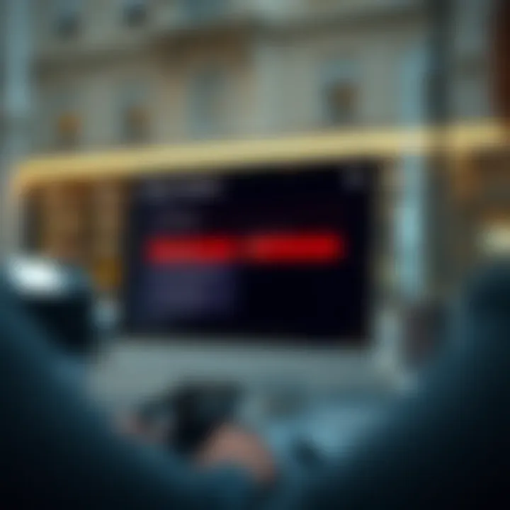 Online Application Interface A digital interface showing online application options