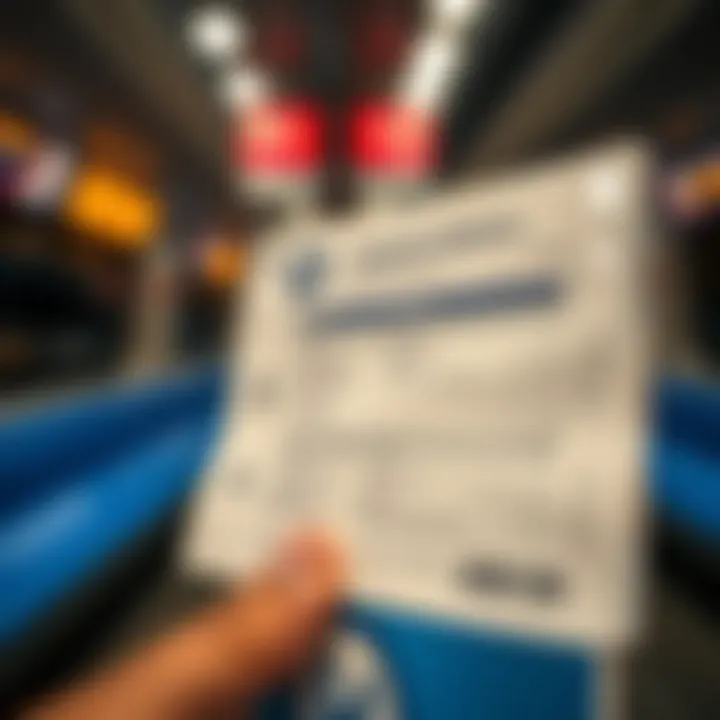 Dubai Metro Ticketing Options A close-up of a Dubai metro ticket illustrating various ticketing options