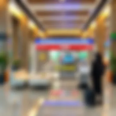 Accessing Essential Services with E-Saad Illustration of essential services accessible with E-Saad