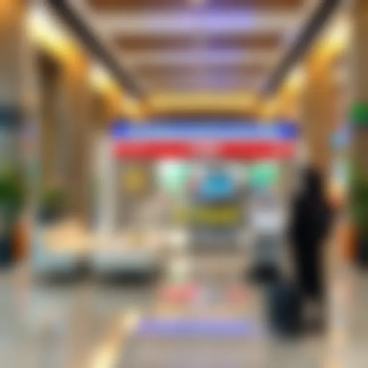 Accessing Essential Services with E-Saad Illustration of essential services accessible with E-Saad