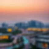 Panoramic view of Eagle Hills developments in Dubai