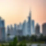 A stunning skyline view of Dubai showcasing modern architecture