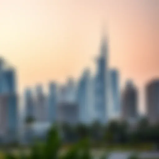 A stunning skyline view of Dubai showcasing modern architecture