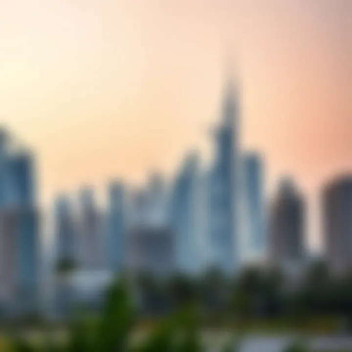 A stunning skyline view of Dubai showcasing modern architecture