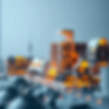 Pioneering Designs: The Future of Urban Development Architectural model showcasing a cutting-edge urban project